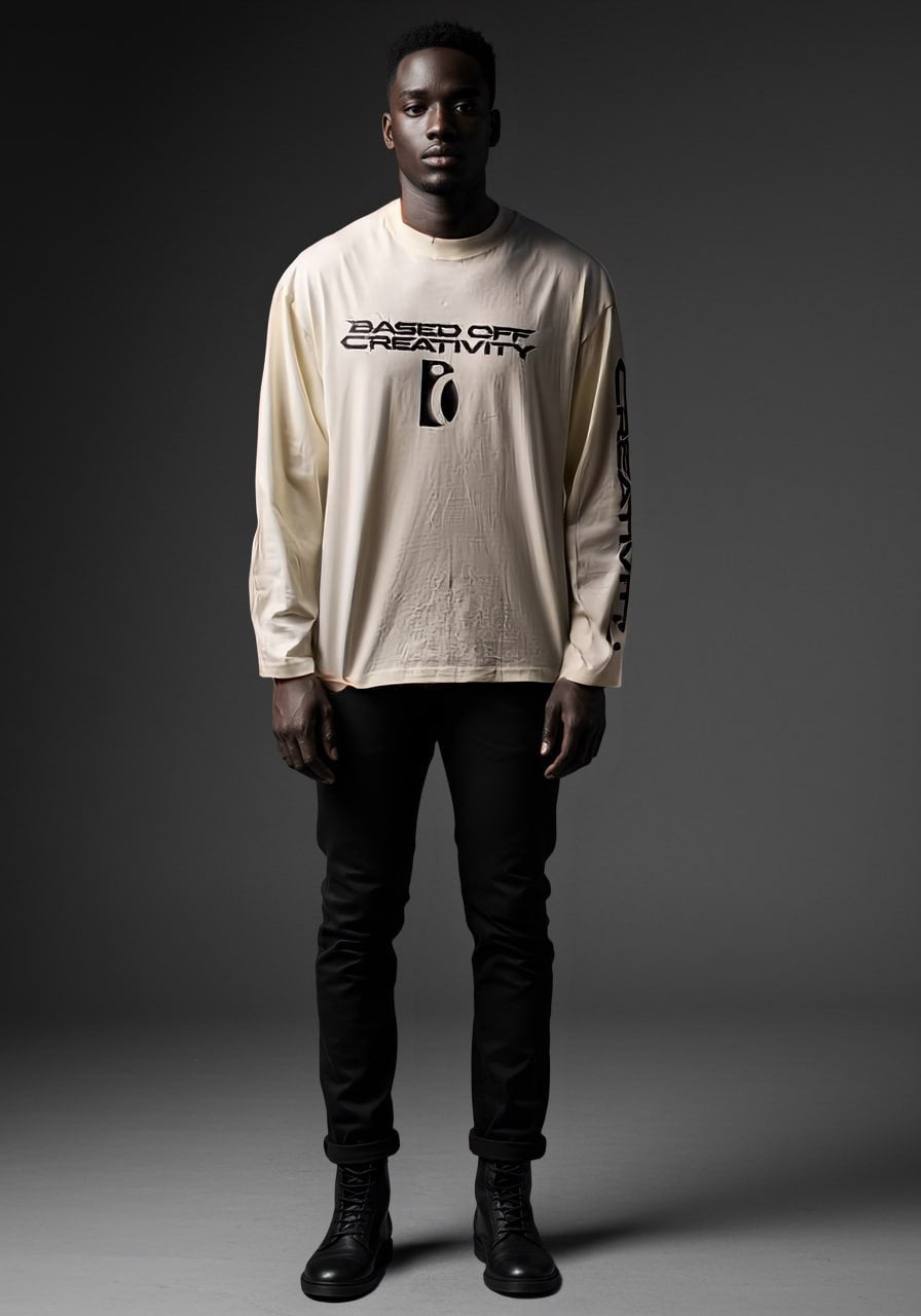 Creative Vision Oversized Long Sleeve Tee